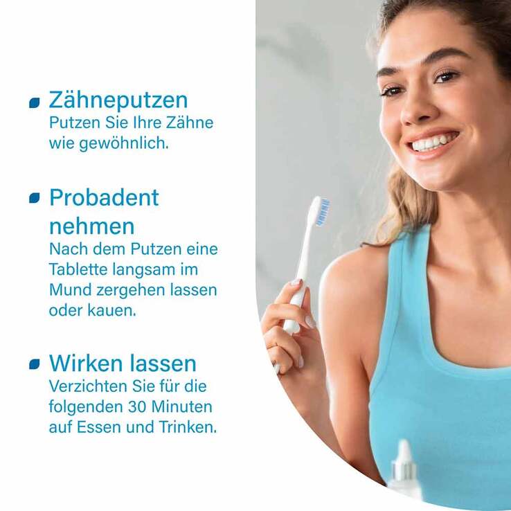 Nupure probadent lemon Mundflora Lutschtabletten, 30 St