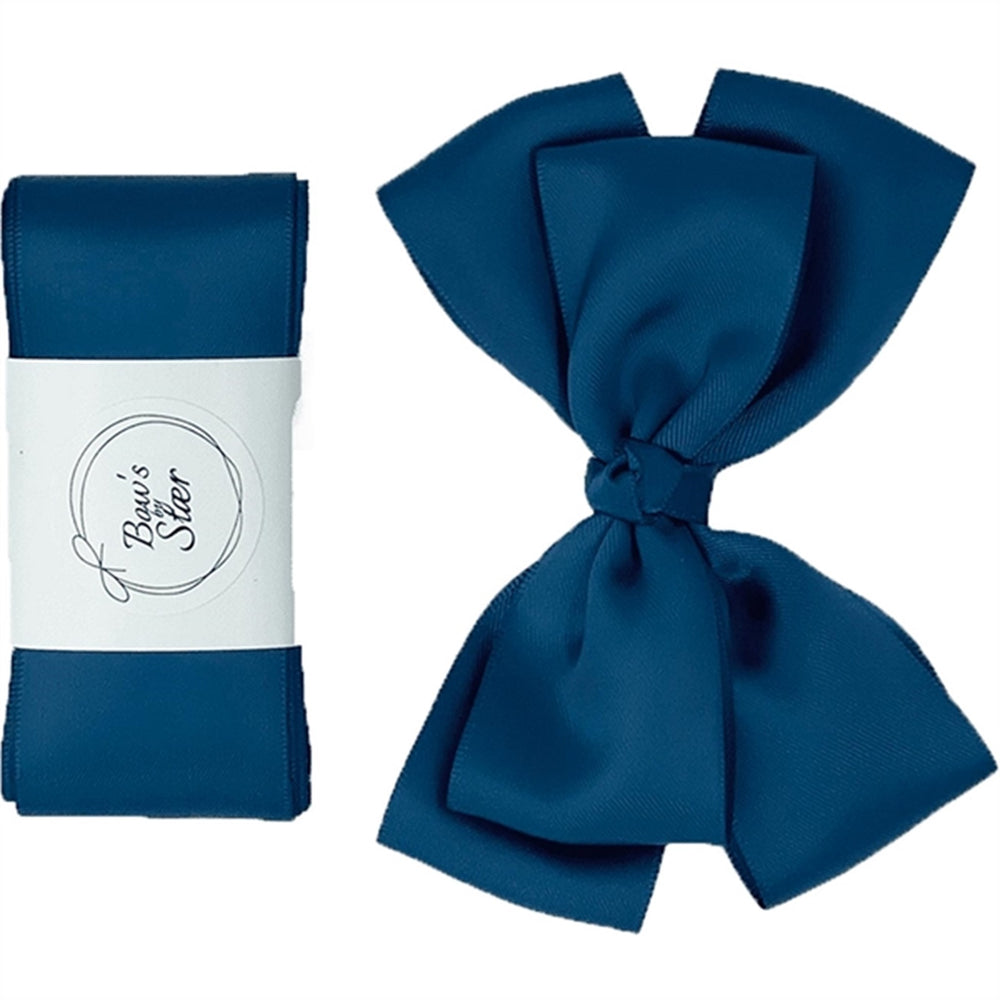 Dåbsbånd m. Sløjfe Bordeaux - Bow's by Stær
