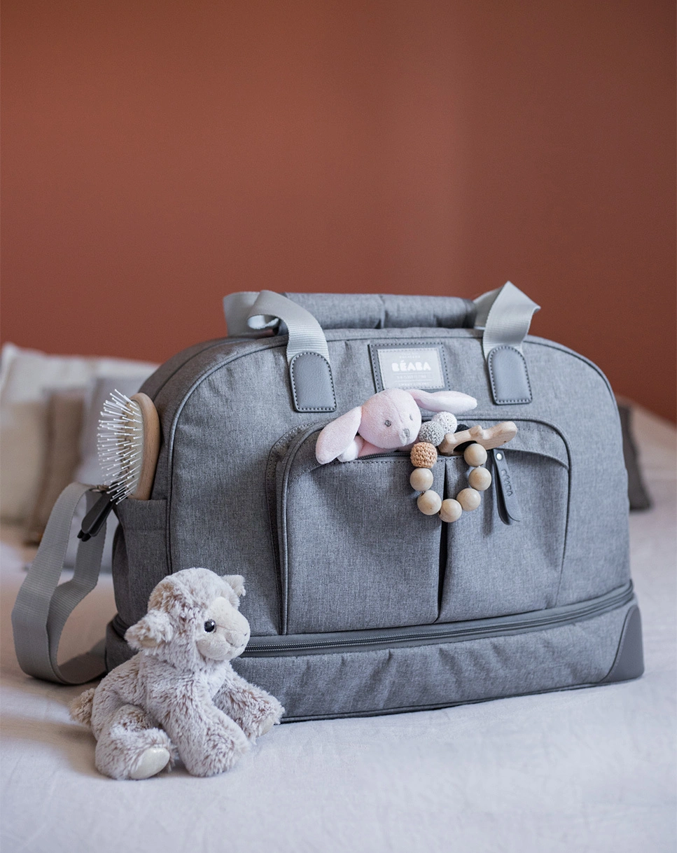 Reise-Wickeltasche AMSTERDAM II (63x22x36) in grey melange