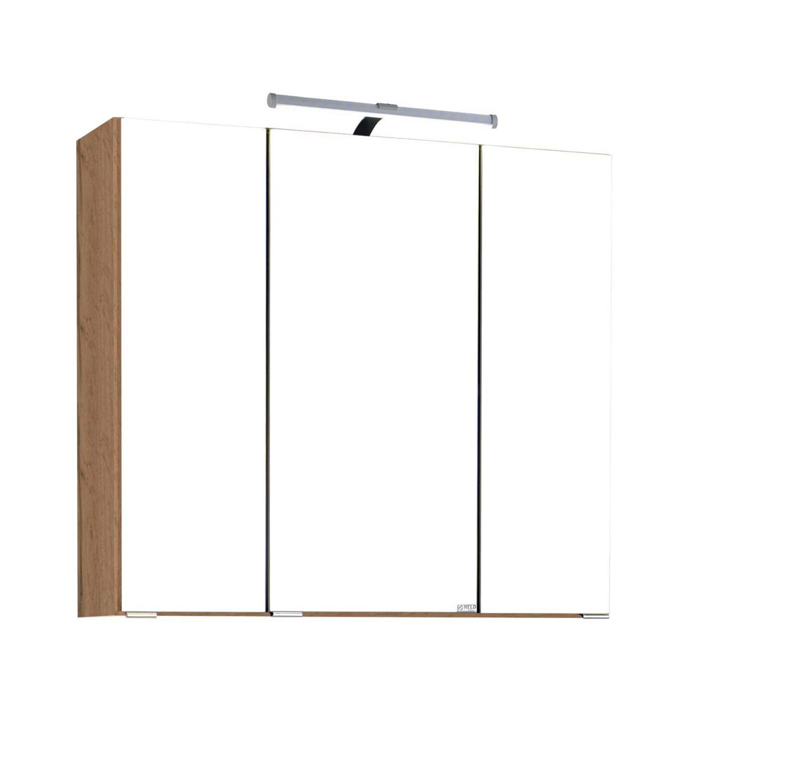 3D-Spiegelschrank BOLOGNA - Wotaneiche - 70 cm breit
