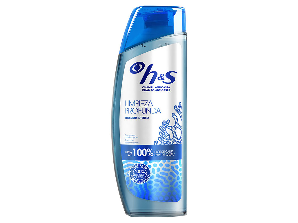 CHAMPÔ H&S ANTI-CASPA TRANSPARENTE DETOX 300ML