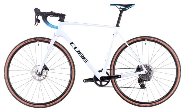 Vélo de Cyclocross Cube Cross Race C:62 Race Sram Rival XPLR eTap AXS 12V 700 mm Blanc Polar 2025