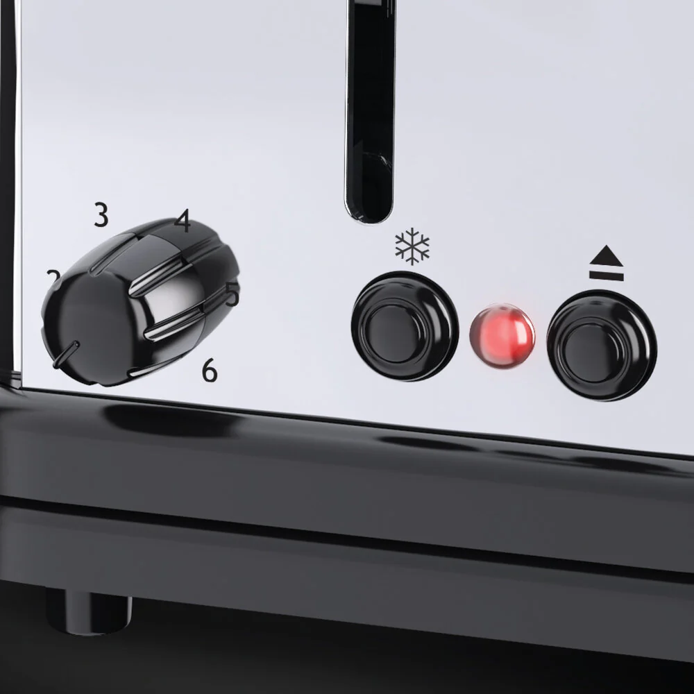 Russell Hobbs  Victory brødrister stor - børstet stål