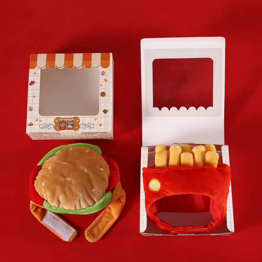 2 nachten - Burger / Friet Pet Hat (Diverse ontwerpen)
