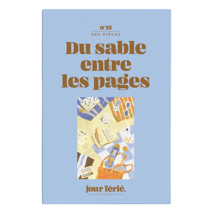 Jour Férié Puzzle Du sable entre les pages - 500 pièces
