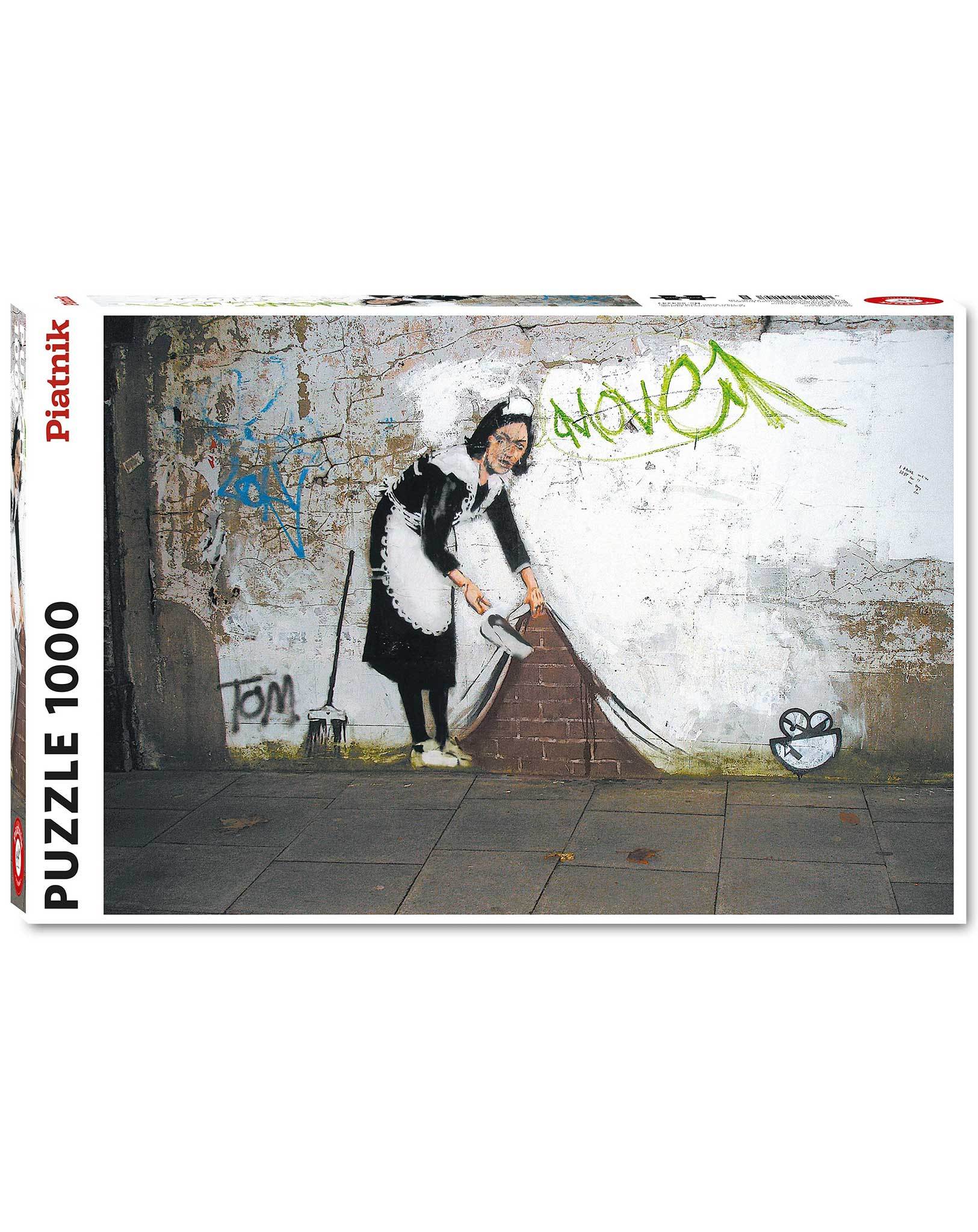 Banksy - Zimmermädchen - 1000 Teile Puzzle