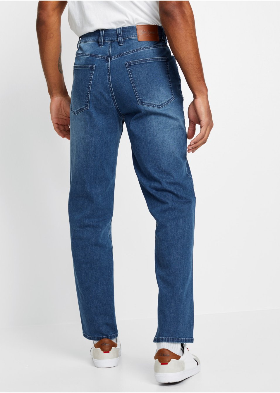 Jean Classic Fit en power stretch T400 confort pour le ventre, Tapered