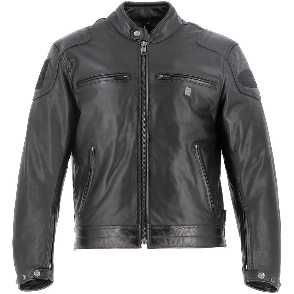 Helstons - Blouson Sonora Cuir Buffalo Noir