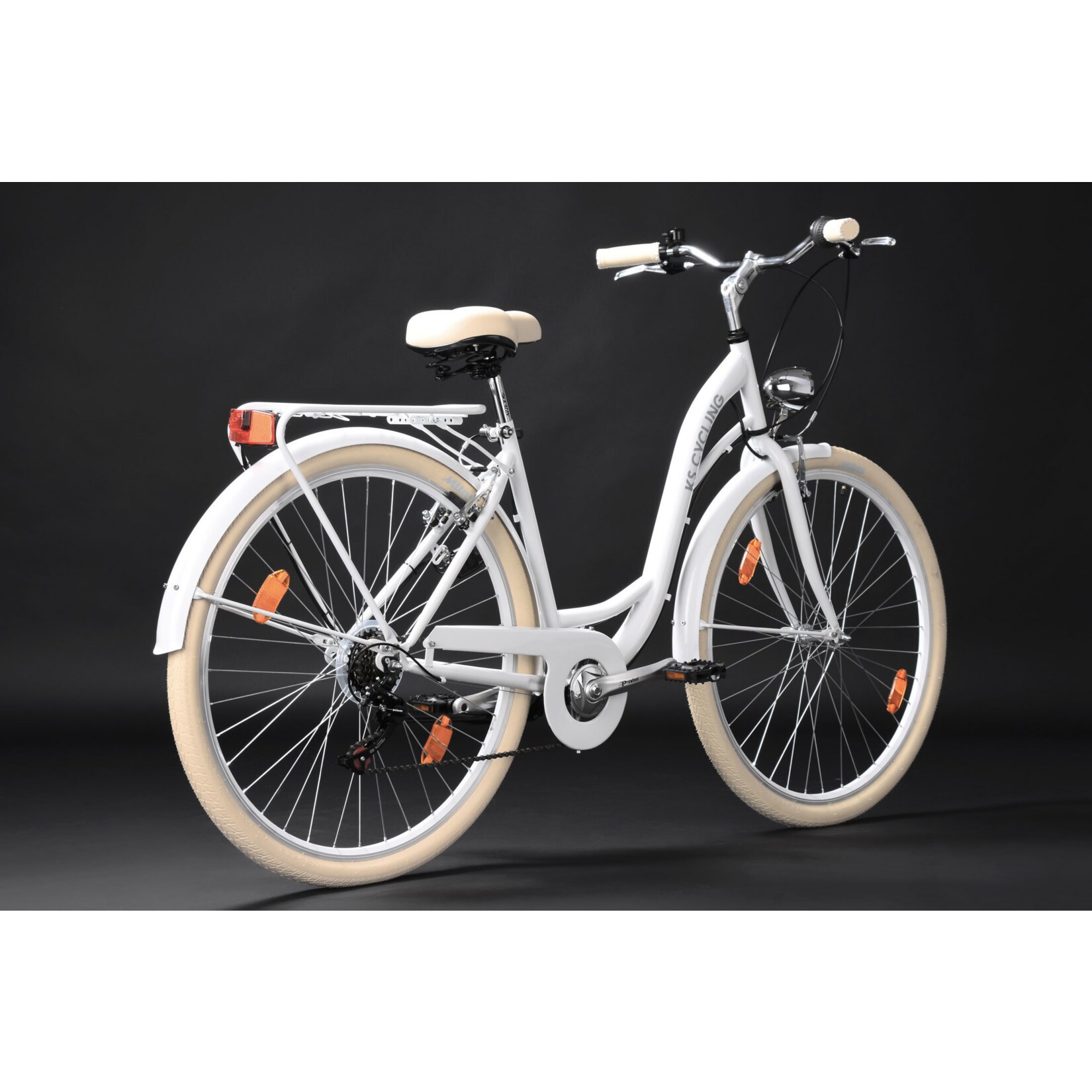 KS Cycling Damenfahrrad Cityrad 6-Gänge Balloon 28 Zoll
