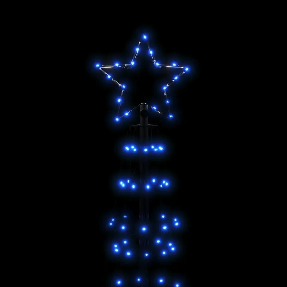 vidaXL - Led-kerstboom - Blauw - 300 cm