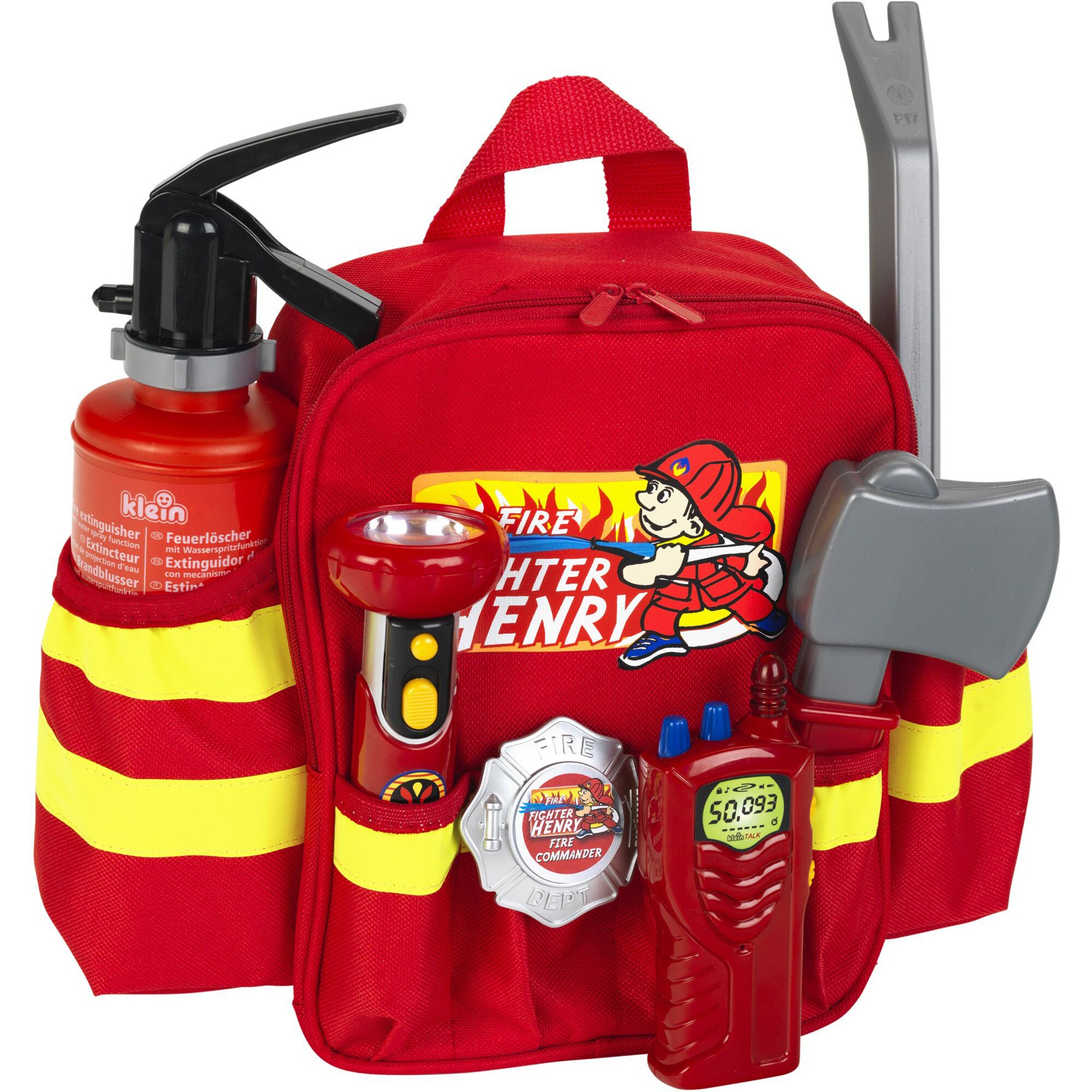 Theo Klein Rollenspiel Fire Fighter Henry Feuerwehr-Rucksack