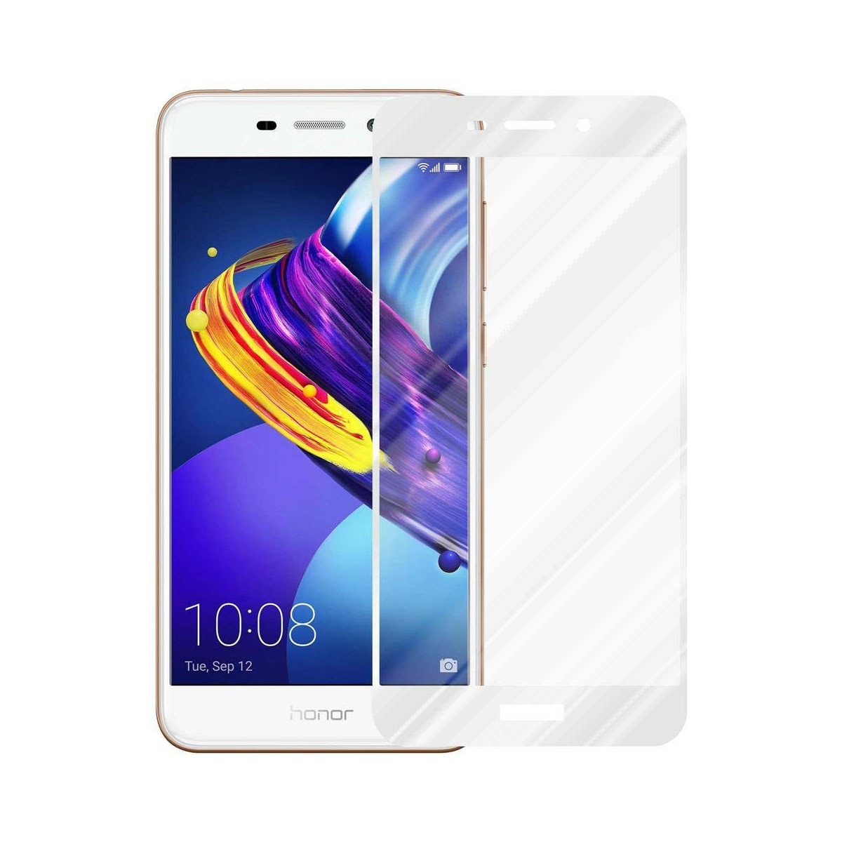Honor 6C PRO Skjermbeskytter Skärmskydd (hvit)