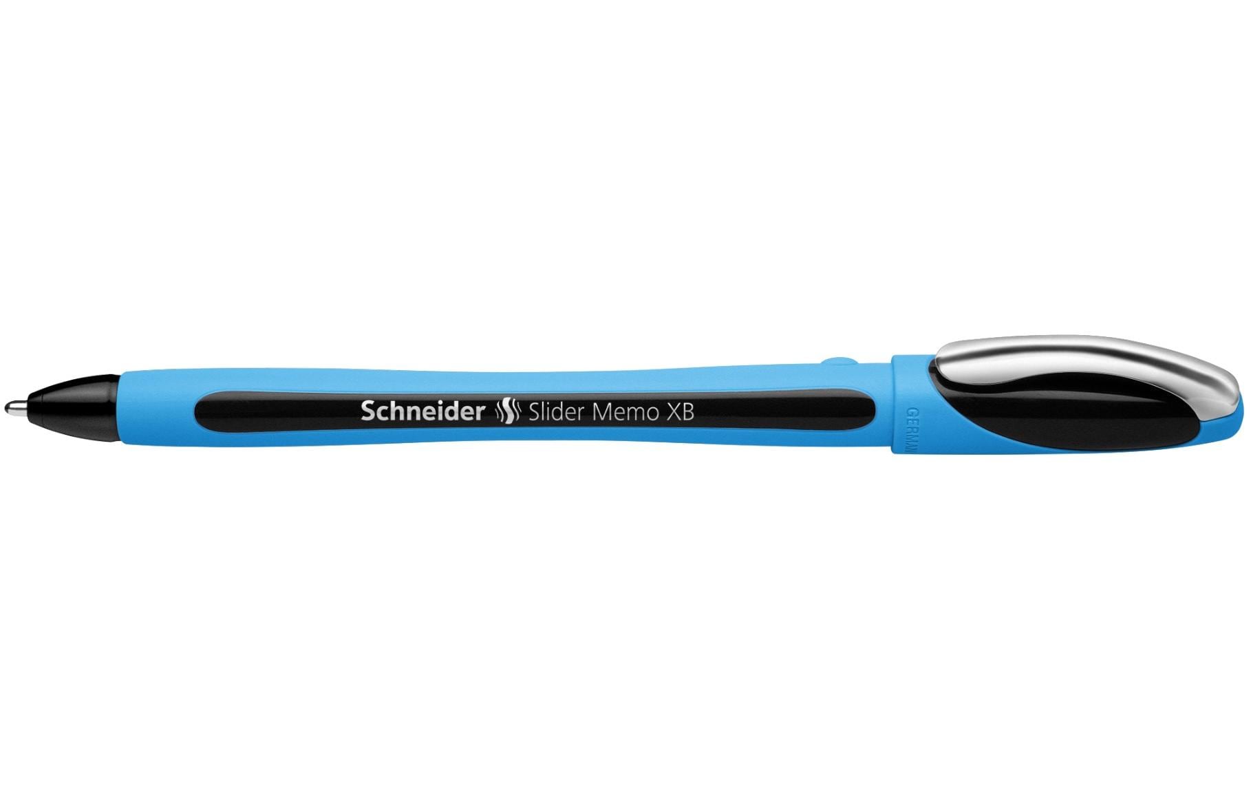 Kugelschreiber Slider Memo Blau/Schwarz, 1 StückKugelschreiber mit Kappe