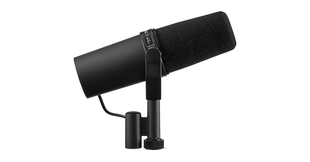 SHURESM7B microfoon  (Zwart, XLR, dynamisch, cardioide)