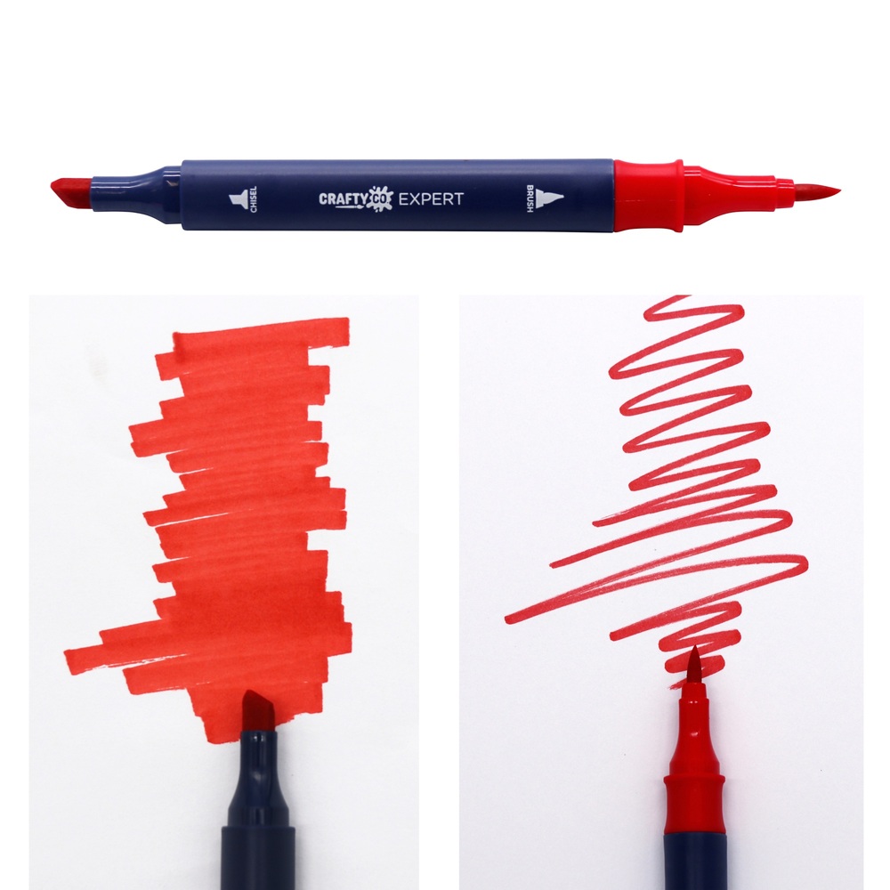 Crafty Co. Doppelspitzenmarker, 48-teilige Dose