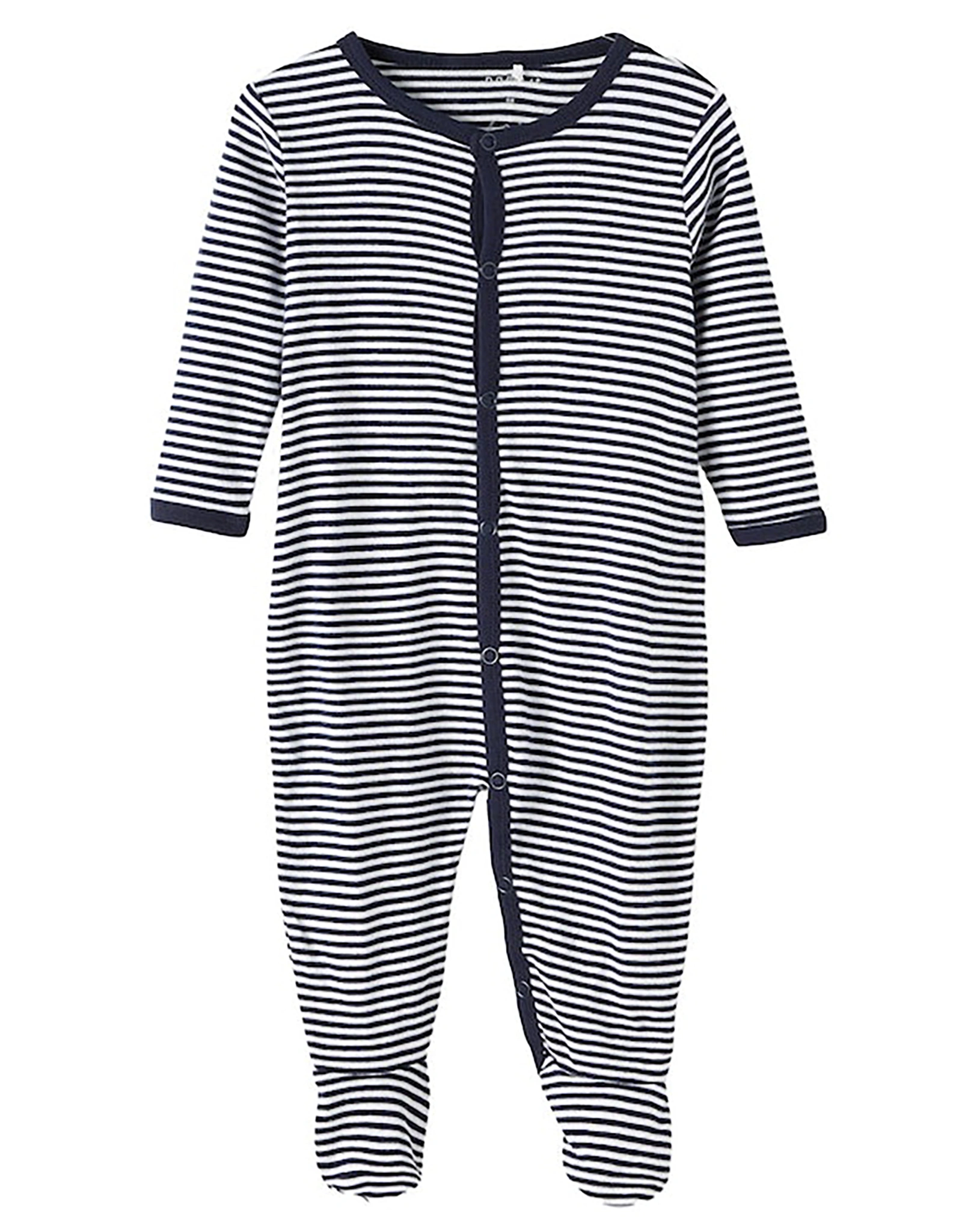 Strampler NBNNIGHTSUIT STRIPED in dark sapphire