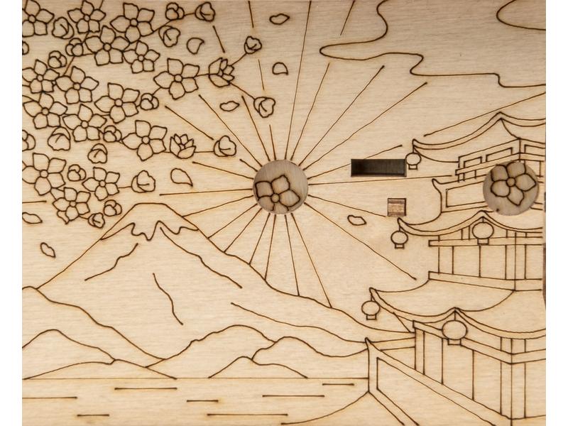 Escape Welt Rätselspiel House of the Dragon Ein spannendes Escape-Spiel als kompakte Puzzle-Box aus Holz