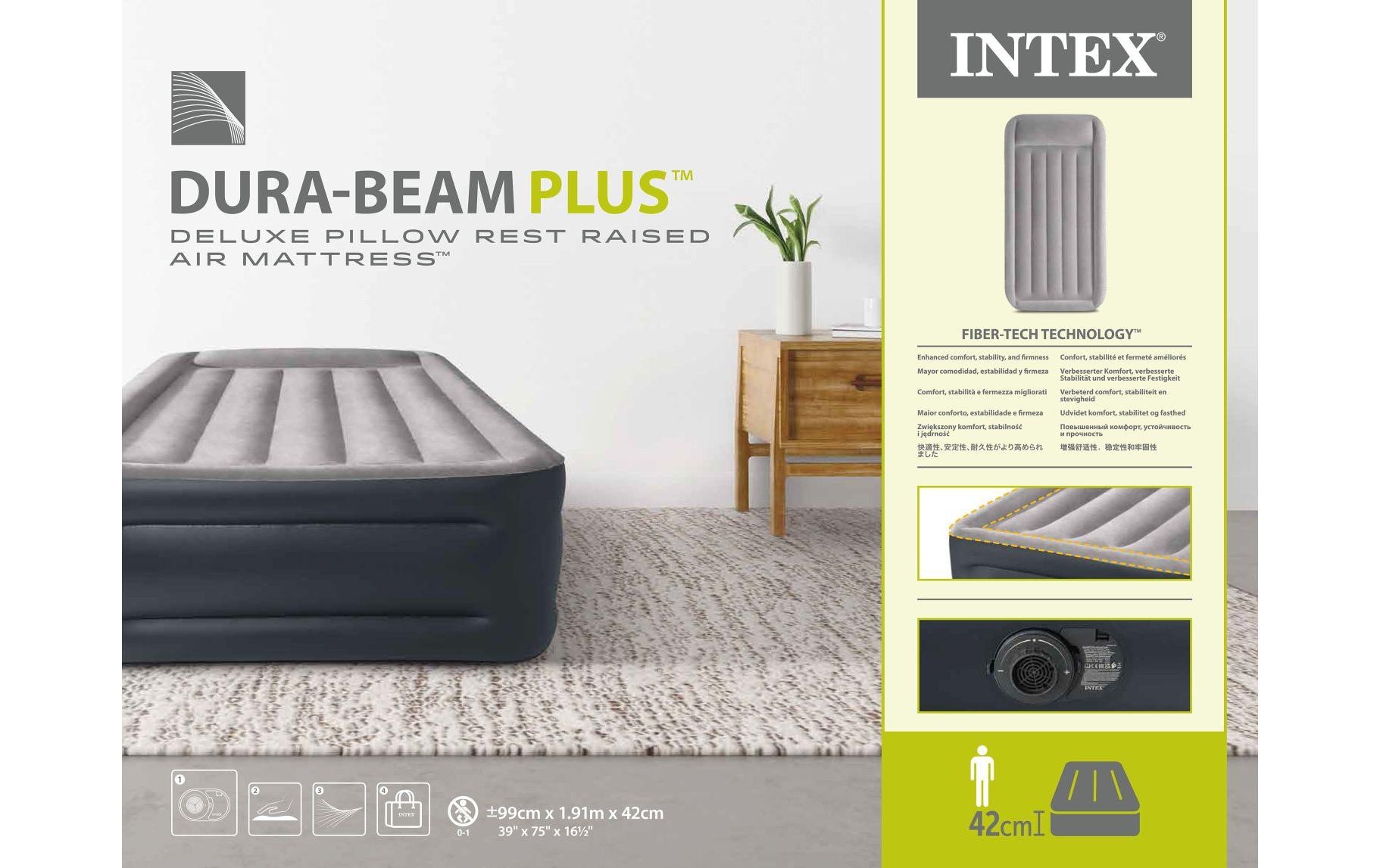Intex Luftbett »DuraBeam+ Deluxe Twin 99 x 191 x 42 cm« 1 Stk. tlg.