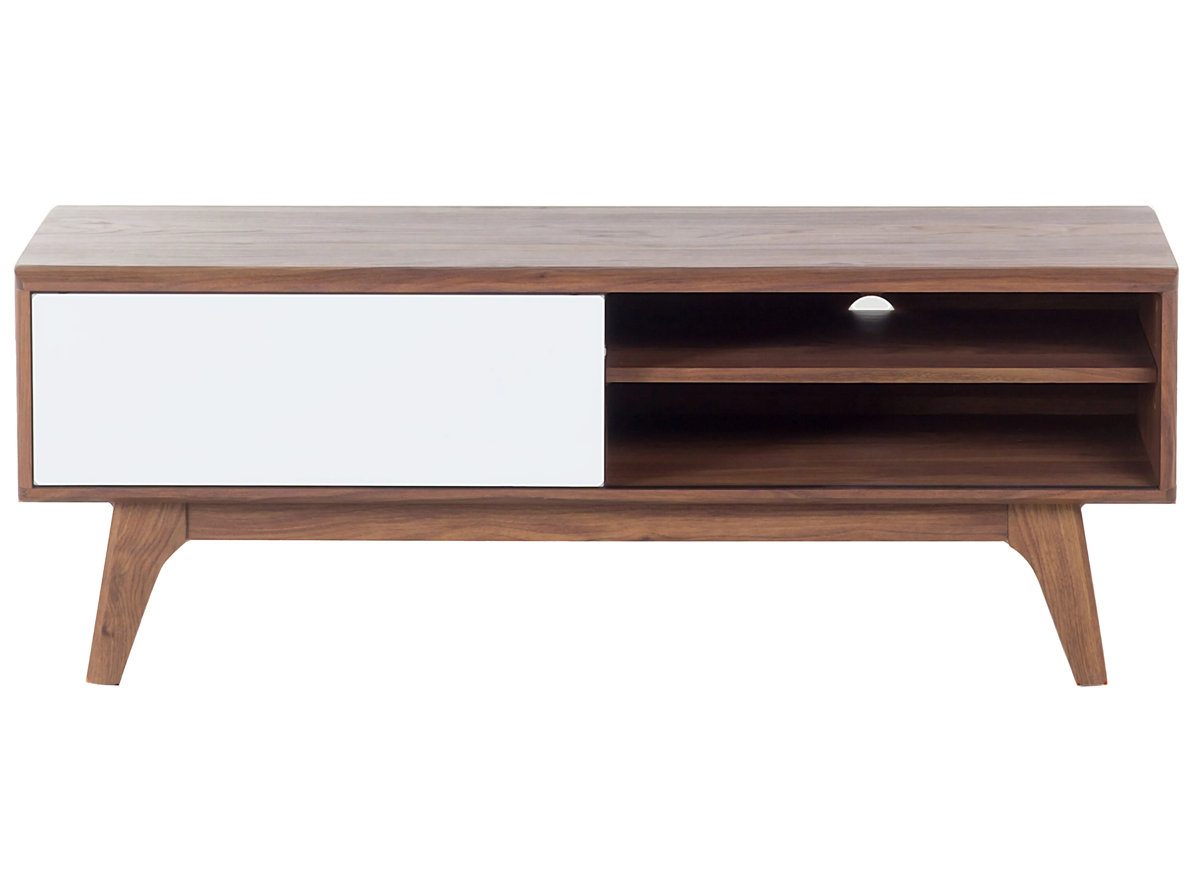 TV-meubel BUFFALO Bruin/wit