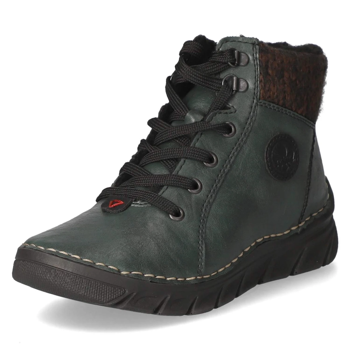 RiekerSchnürboots - grün