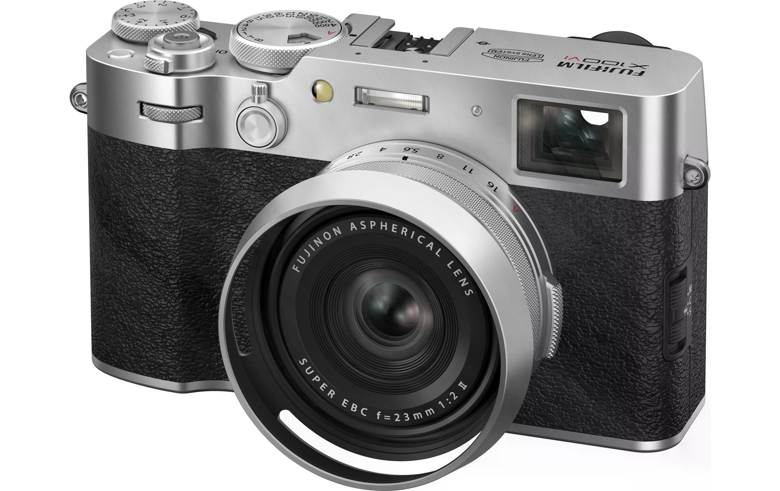Fotokamera X100VI Silber<br>Kompakte Digitalkamera mit anspruchsvollem Design und intuitiver Bedienbarkeit