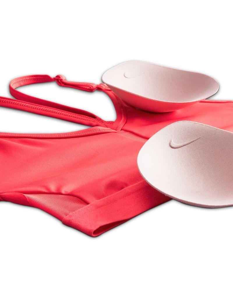 Brassière Nike Indy Rouge Corail pour femme