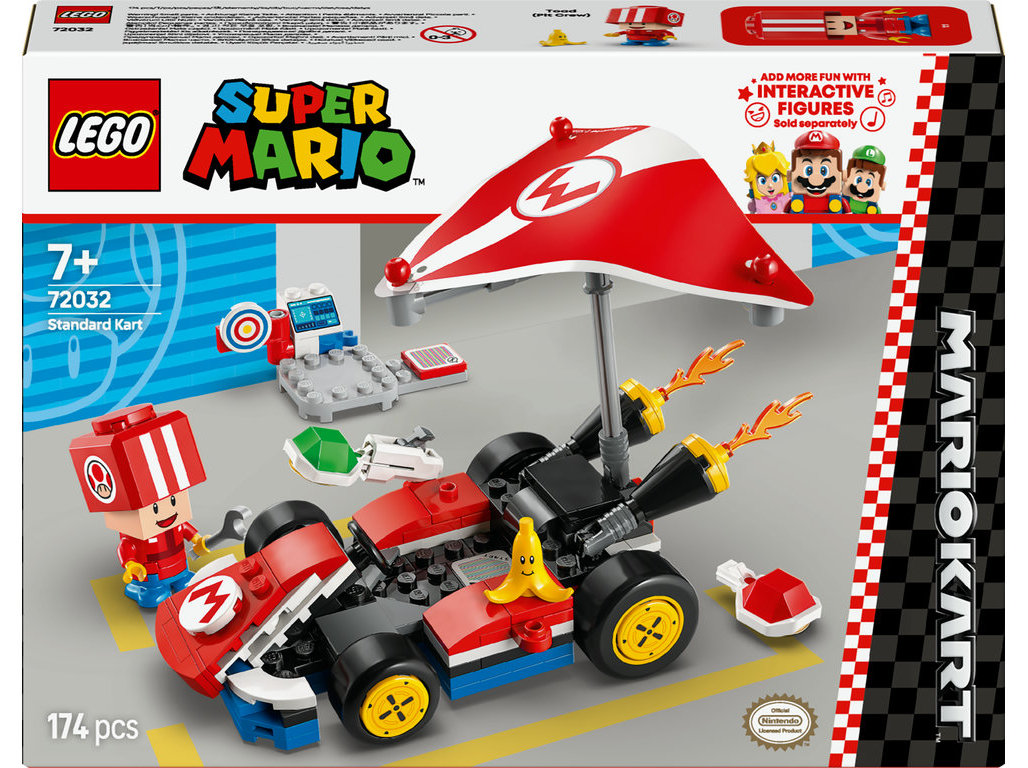MARIO KARTT - KART PADRÃO LEGO SUPER MARIO