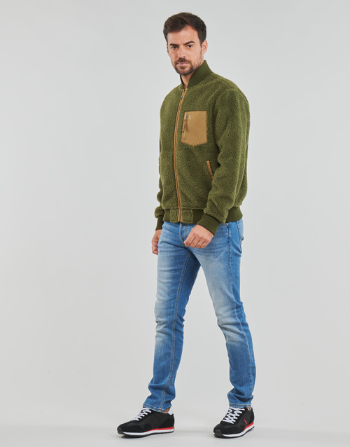 Polo Ralph Lauren - LSBOMBERM5-LONG SLEEVE-FULL ZIP Kaki