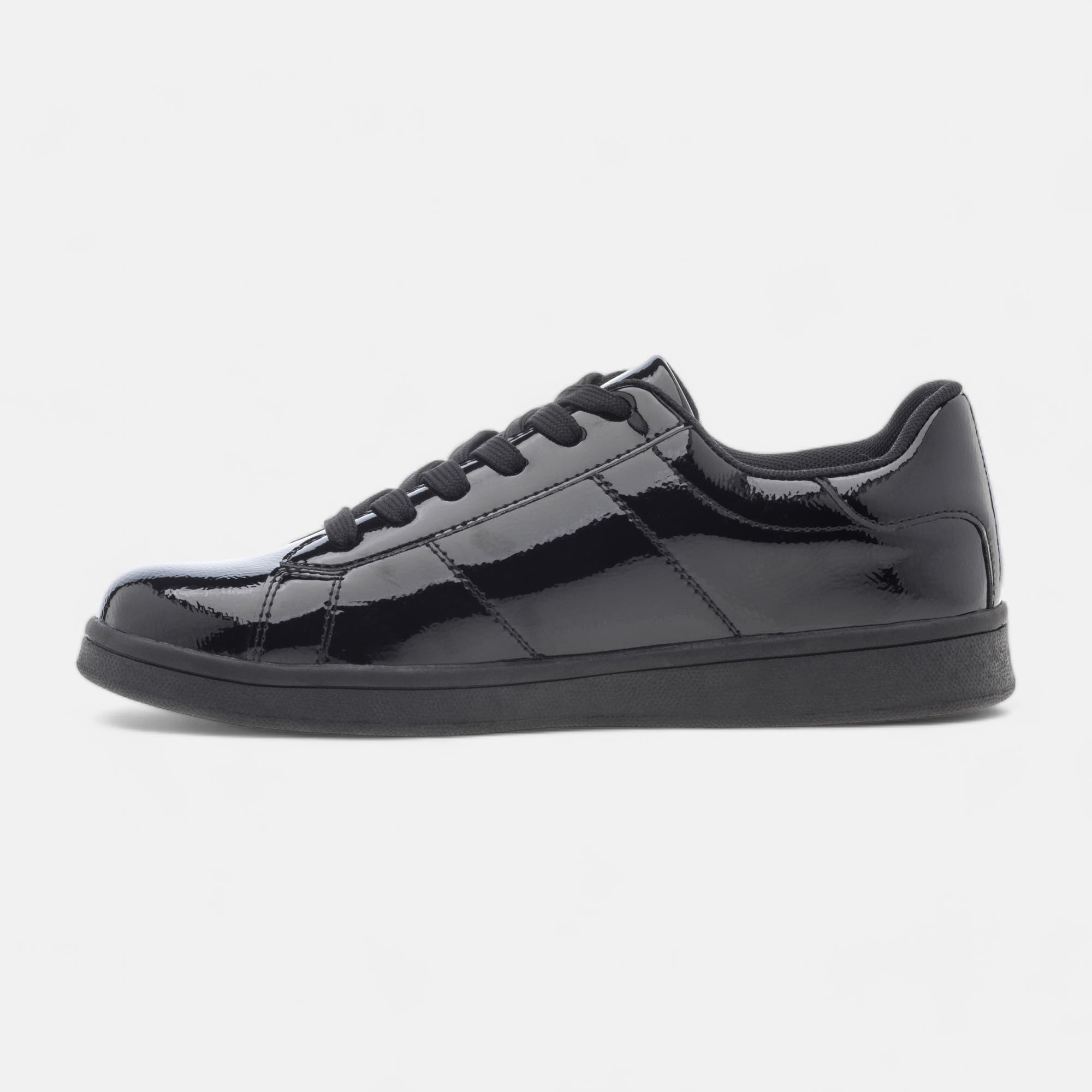 Sneakers Femme noir vernis