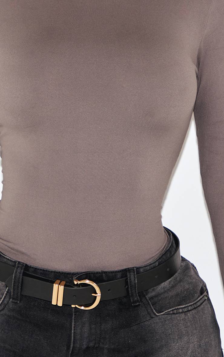 Charbon Body Sculptant À Manches Longues