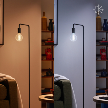 Philips Smart LED globe E27 6.3W filament helder