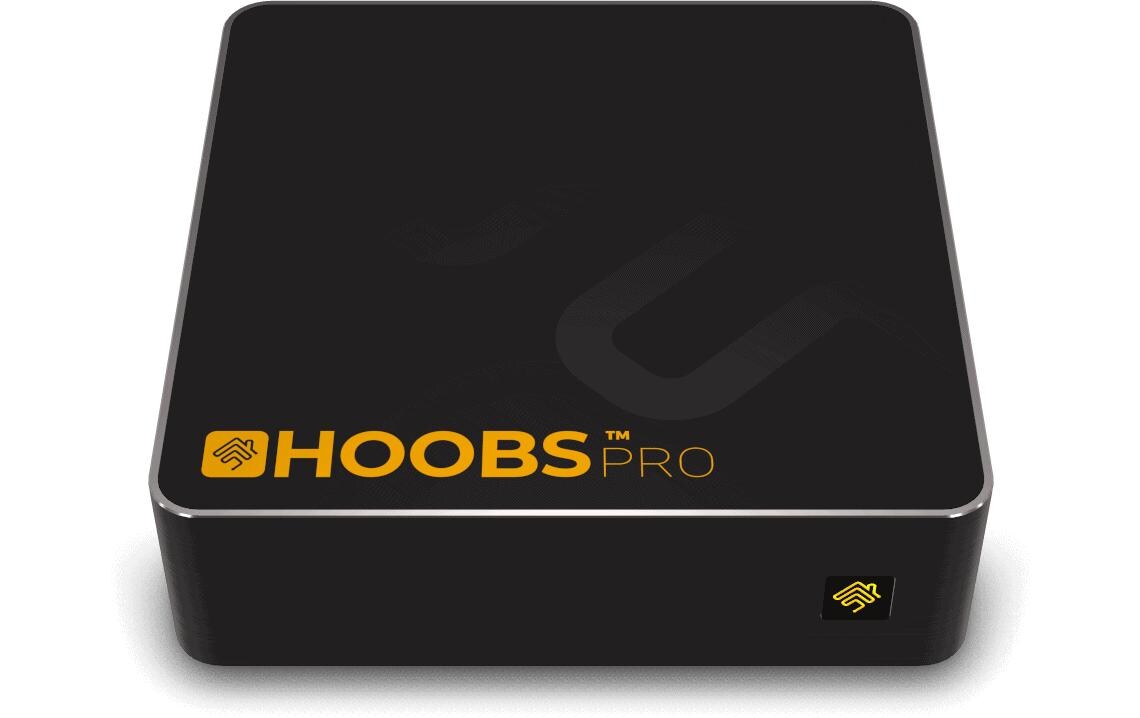 Funk-LAN-Gateway Hoobs Pro<br>Plug-and-Play Smart-Home-Zentrale für alle Geräte