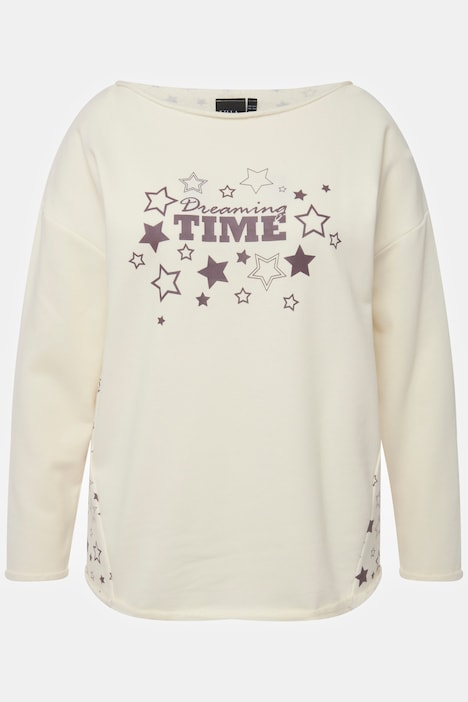 Loungewear-Sweater, Oversized, Rundhals, Langarm