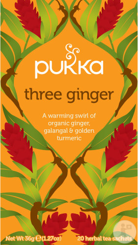 Pukka Herbs Infusion Biologique Trois Gingembres 20 Sachets