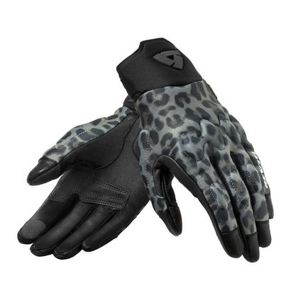 Gants Rev it SPECTRUM LADIES LEOPARD - Beige / Gris