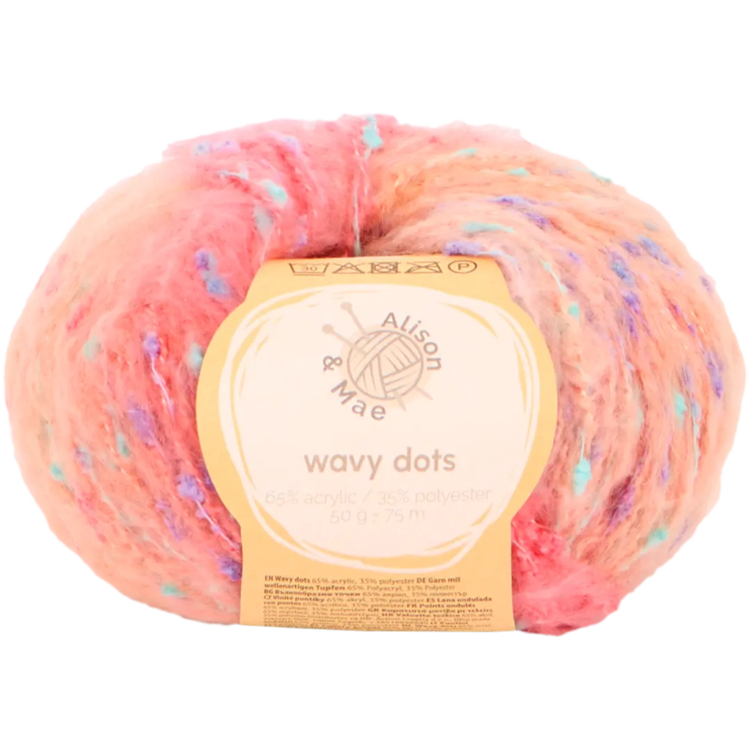 Alison & Mae spikkelgaren 50 gram | diverse kleuren
