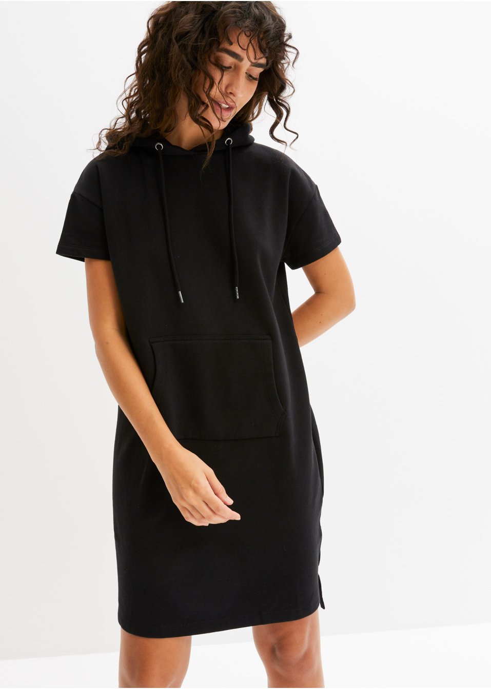 Robe sweat à manches courtes