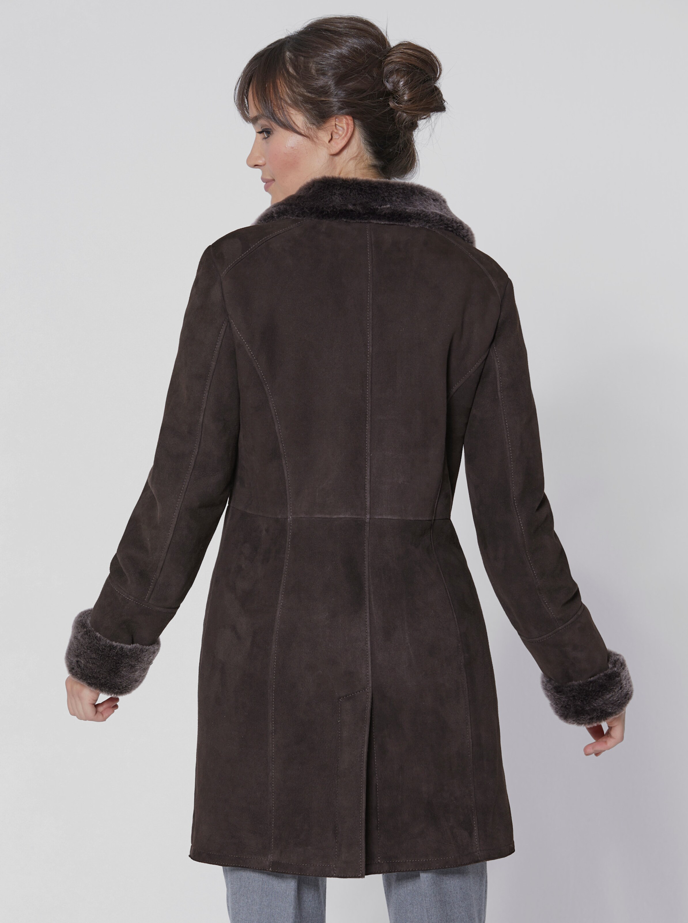 Lammfell-Jacke