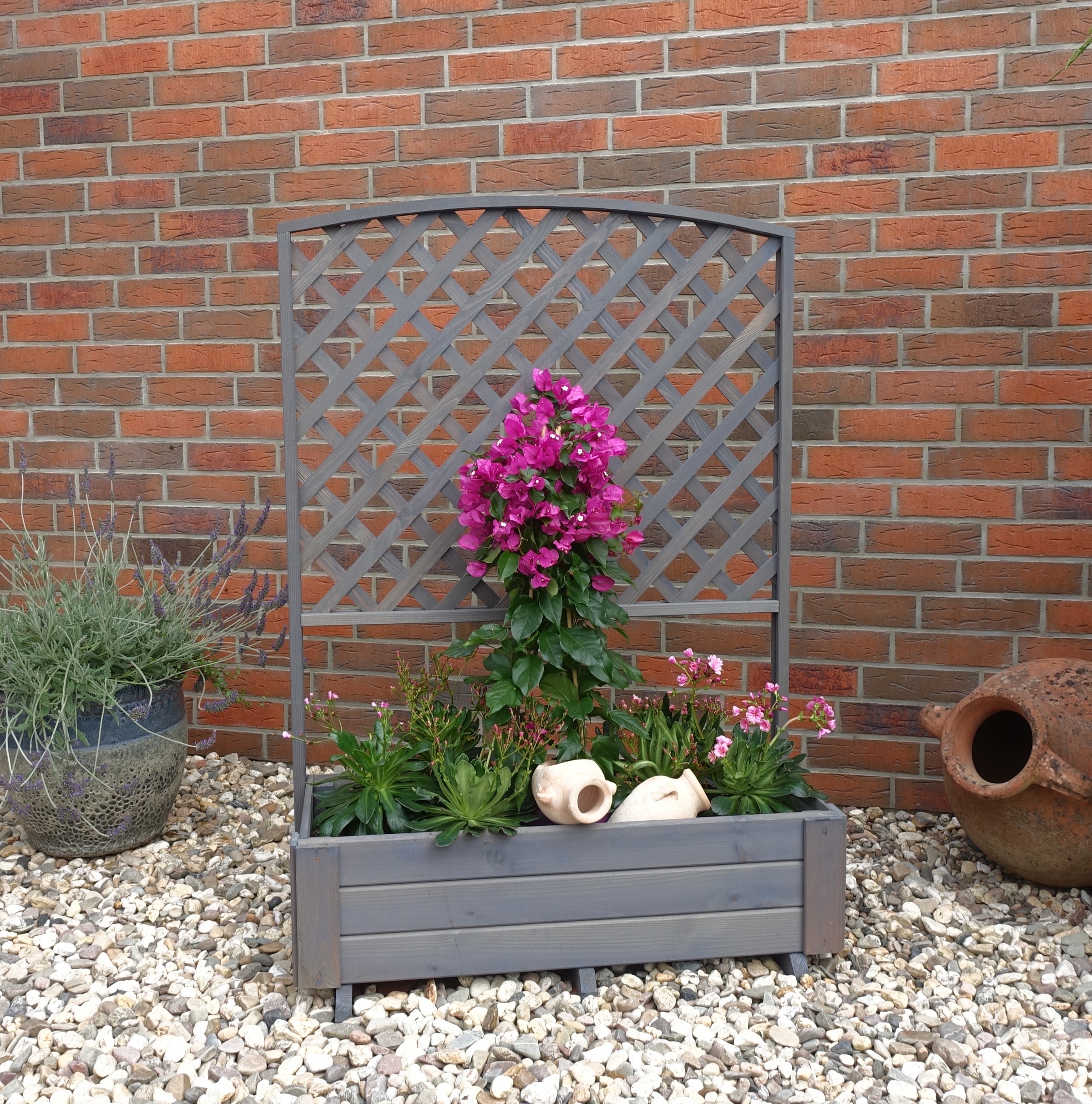 promadino Blumenkasten »Flora« BxTxH: 91x41x130 cm