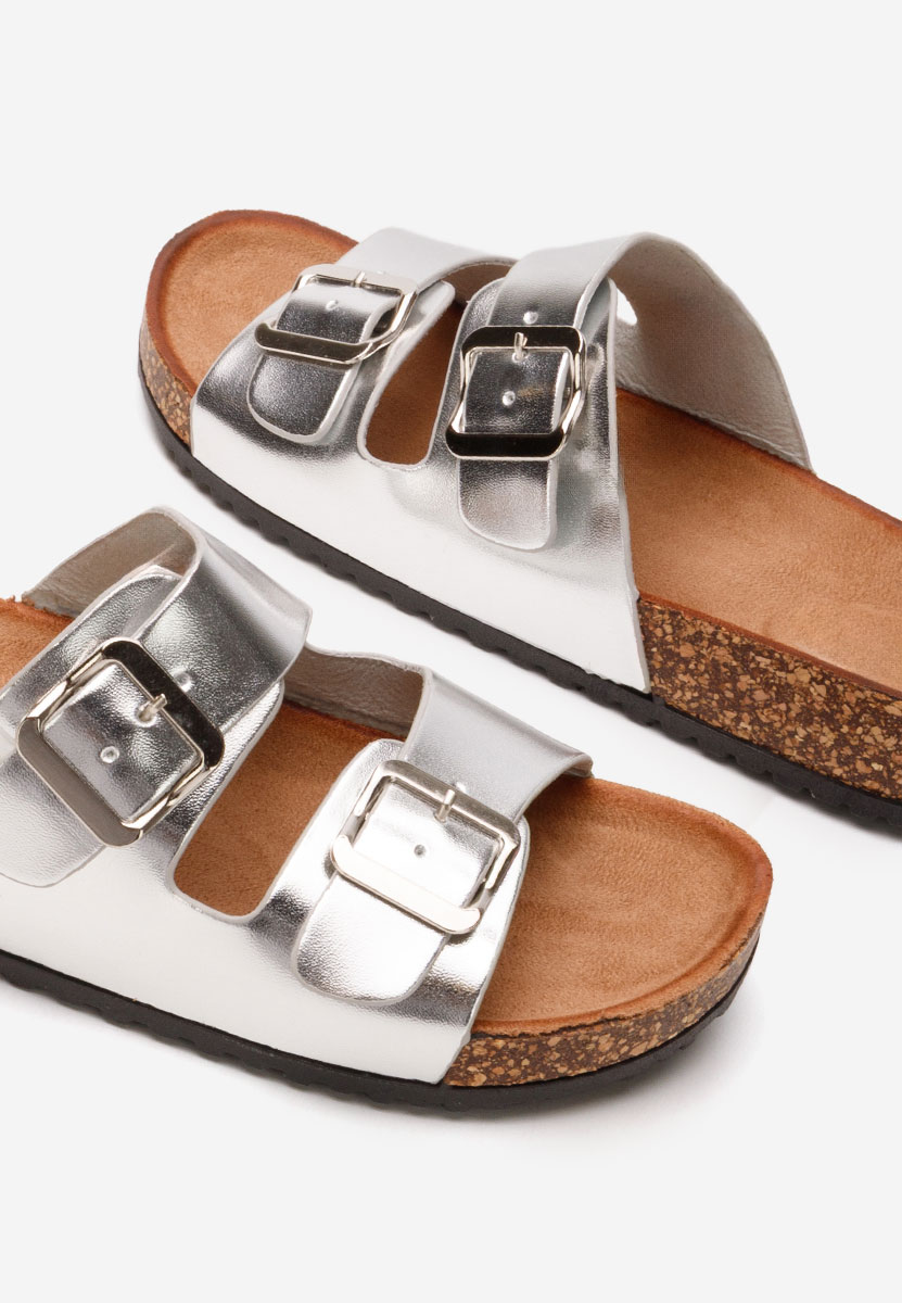 Mules femme argent Janeti