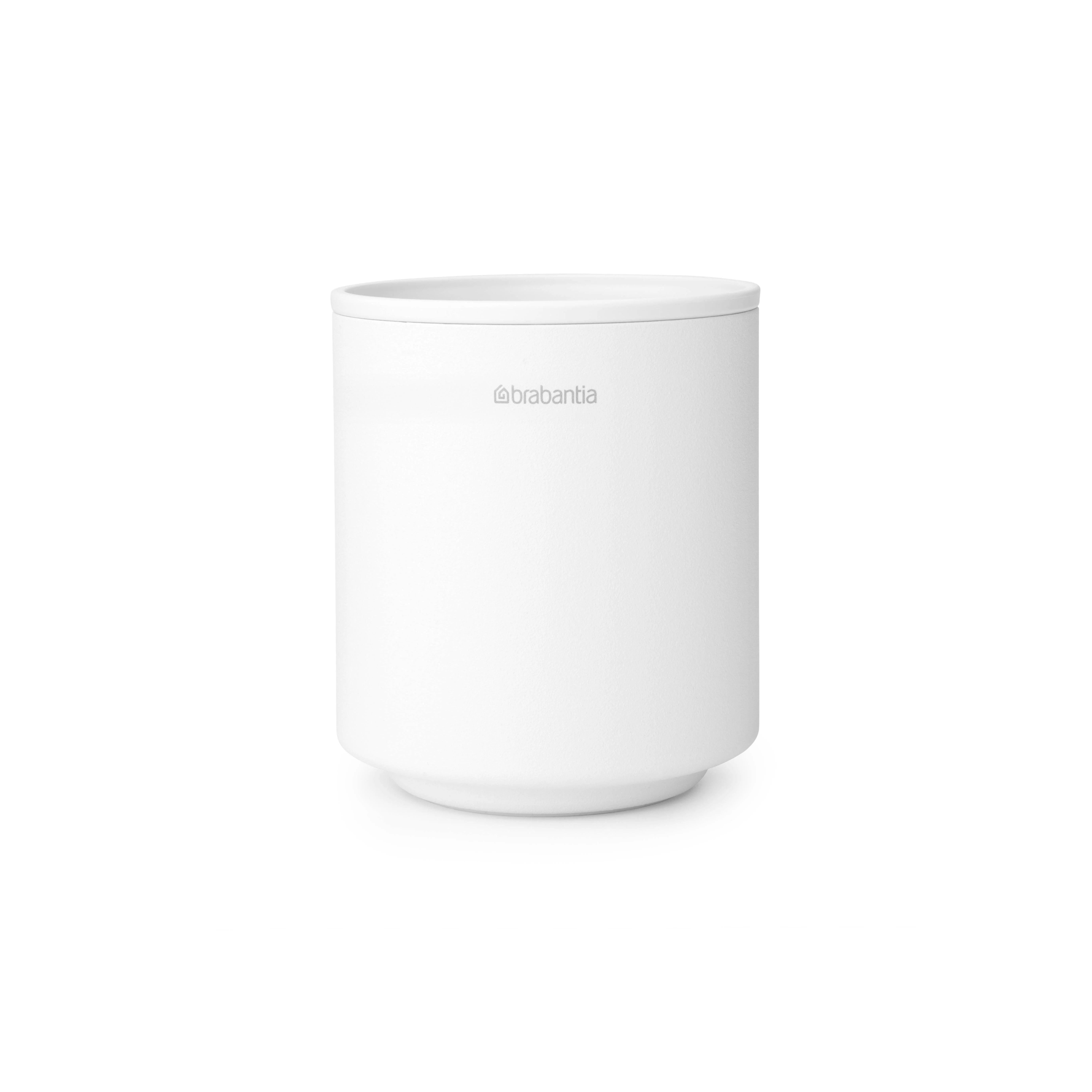 Brabantia tandenborstelhouder MindSet - Mineral Fresh White (8.1x9.4 cm)