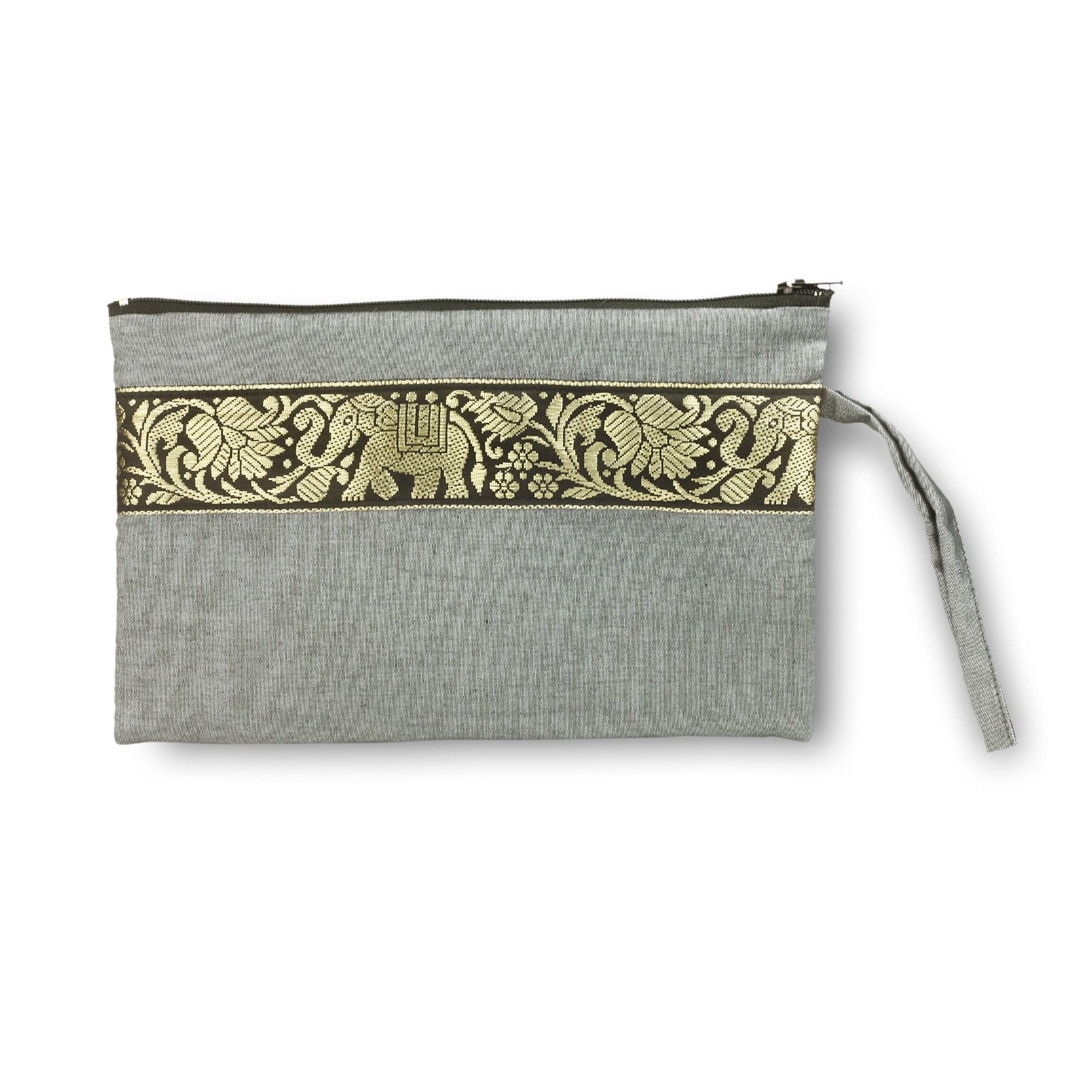 Zipper-Täschchen grau, B 23 cm, H 13 cm günstig bestellen