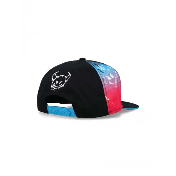 Fabio Quartararo - Casquette Le Mans FQ20 Noir / Turquoise / Rose
