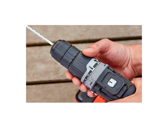 BLACK & DECKER - Perceuse - visseuse à percussion sans fil Perceuse à percussion bdchd12s1 12v black et decker - 1 batt...