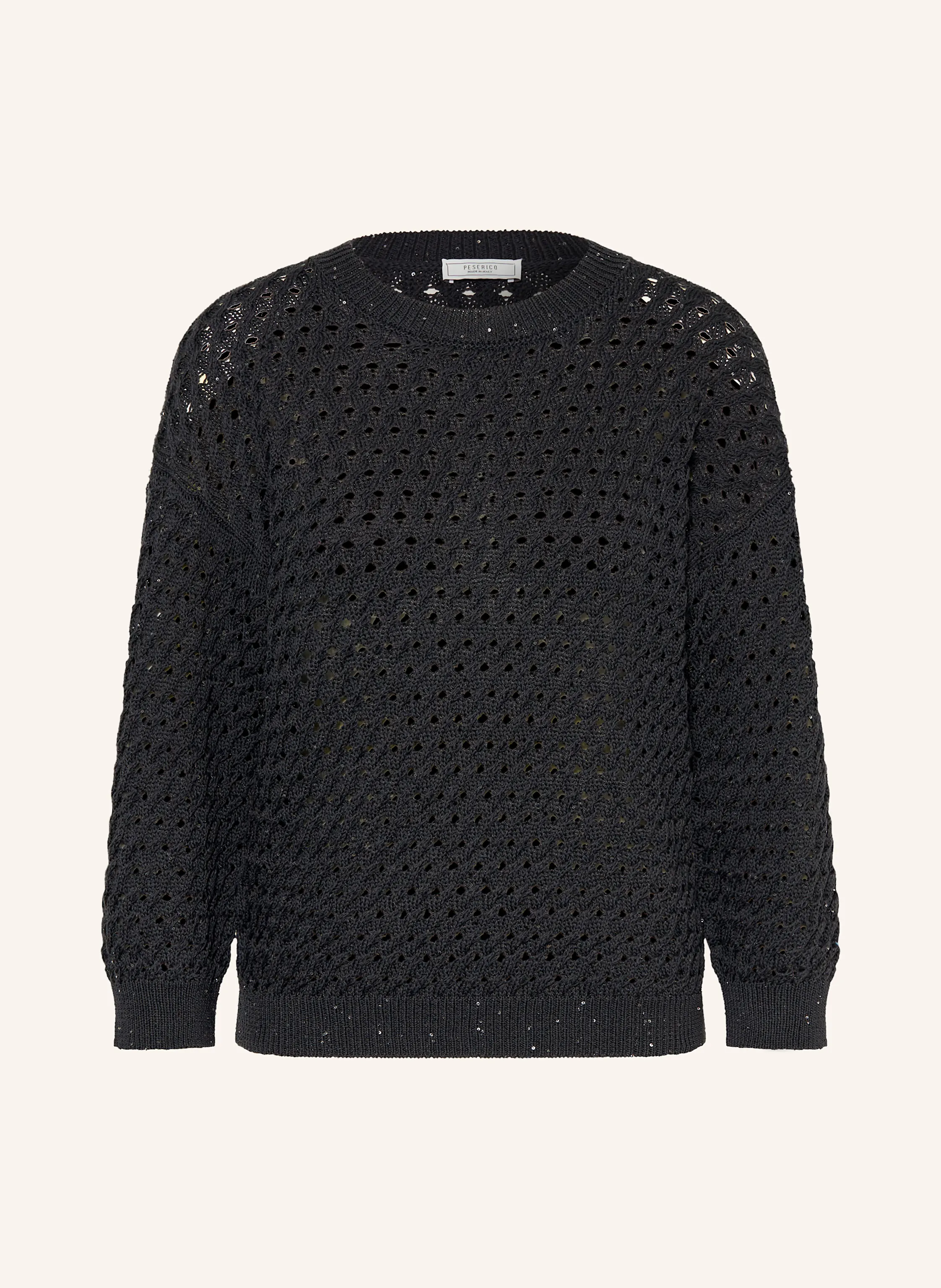 PESERICO Pullover mit Schmucksteinen