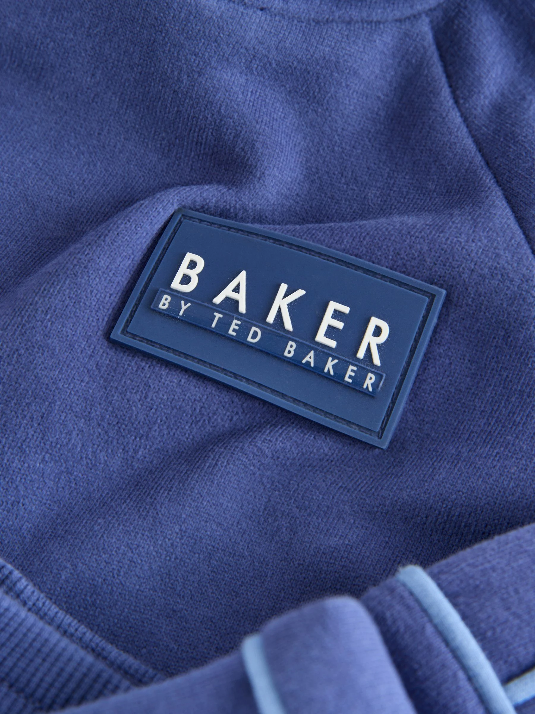 Kobaltblauw - Baker by Ted Baker Oversized Piped Hoodie and Joggers Set