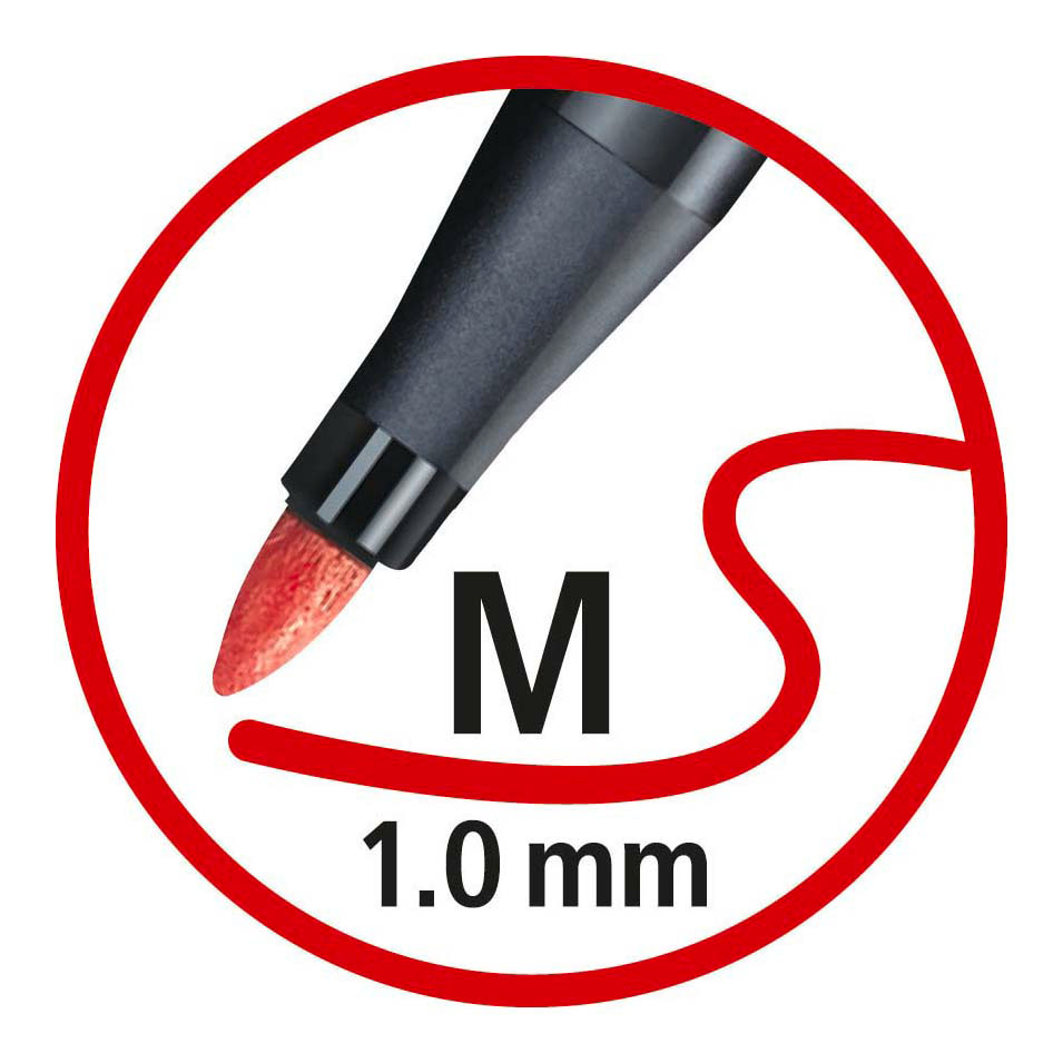 STABILO Pen 68 - Viltstift - ColorParade - Set 20 Stuks- Rood
