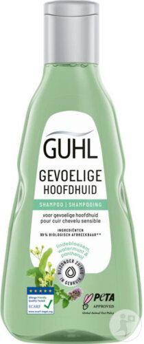 Guhl Cuir Chevelu Sensible Shampoing Doux Tilleul-Menthe Aquatique-Panthénol Flacon 250ml