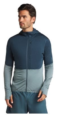 Polaire Icebreaker Merino 200 Realfleece Descender Bleu