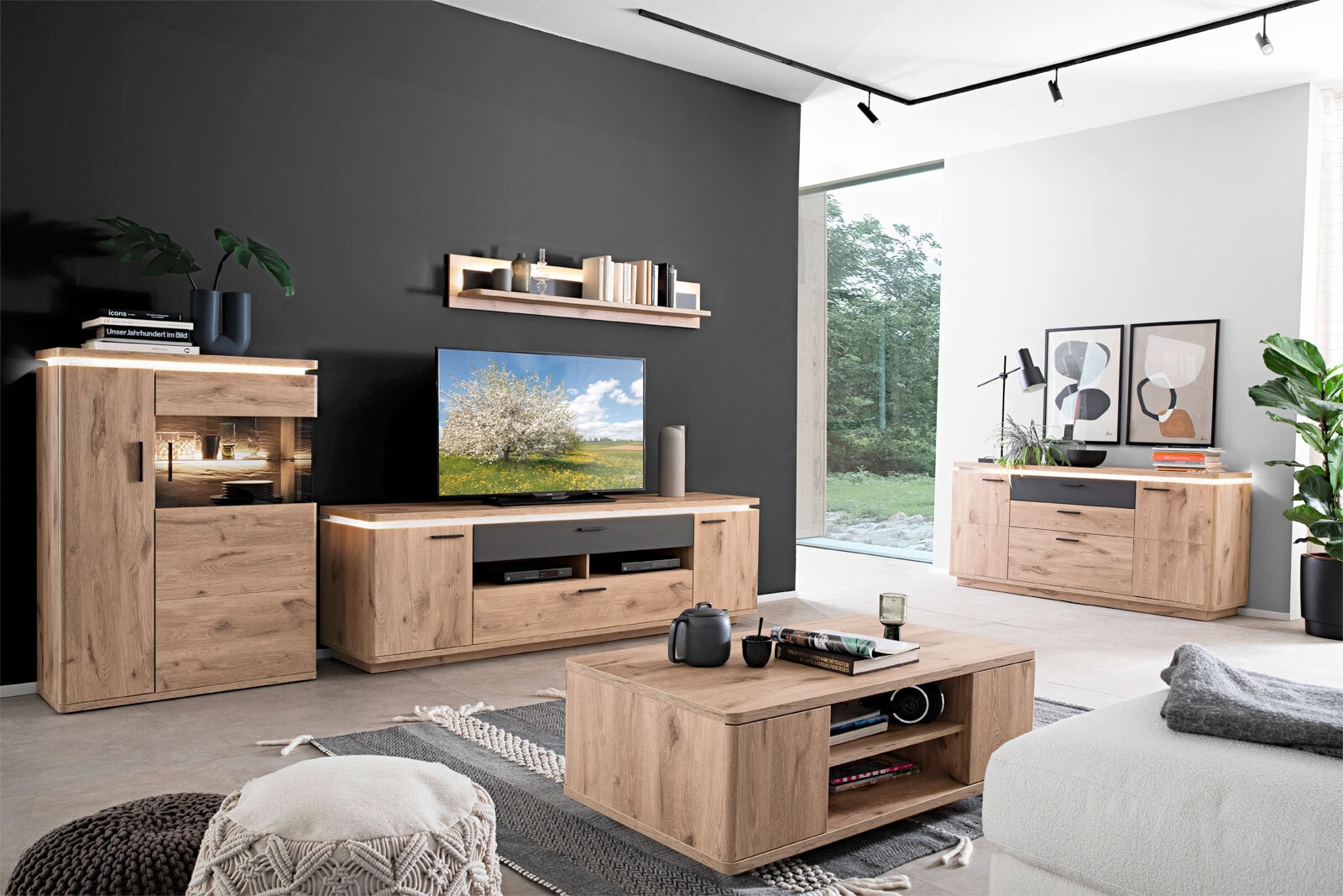 Sideboard Modena 170 x 81 x 44 cm Viking Oak